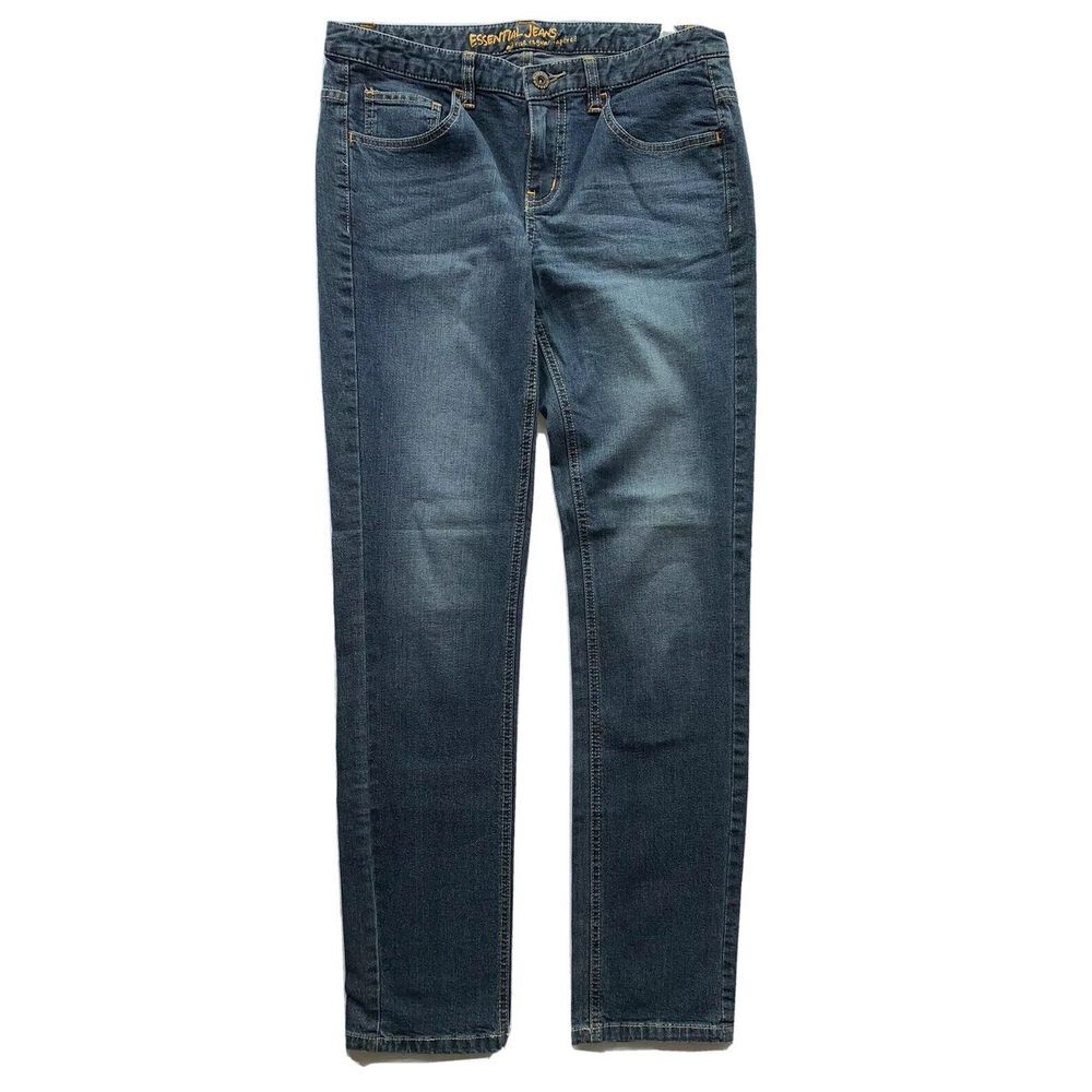 Giordano Essentials‎ Womens Jeans Mid Rise Tapered Leg Size 27W/31L EUC